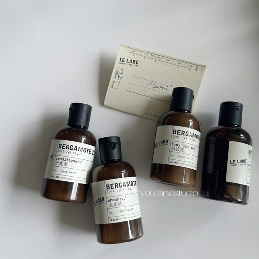 Set of Le Labo skincare products on a white background
