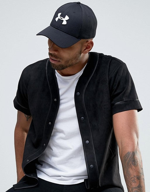Under Armour Mens Blitzing II Stretch Fit Cap "Black" - ROOYAS