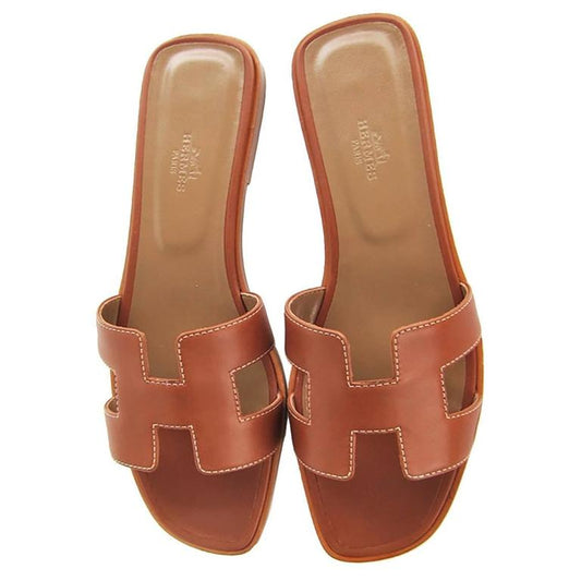 Hermes Oran Sandal Tan - ROOYAS