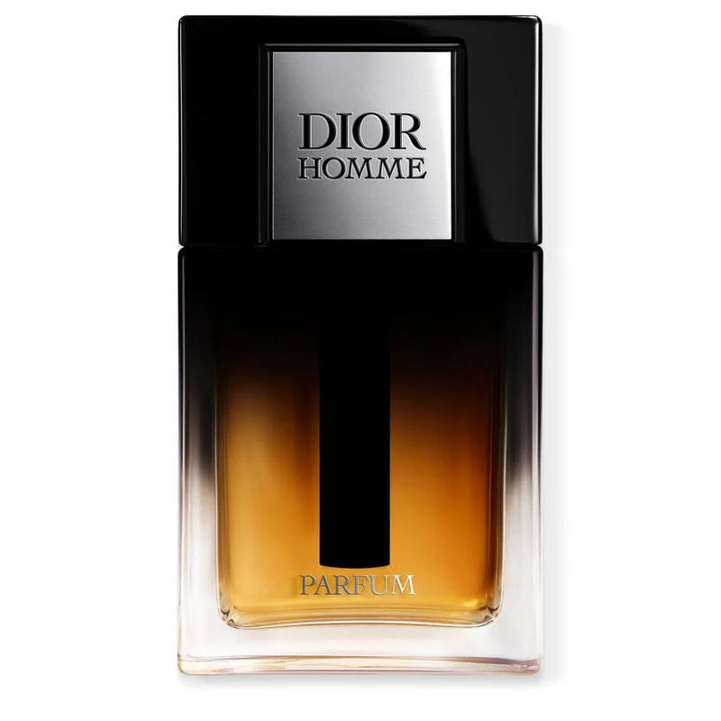 Dior Homme parfum bottle on a white background