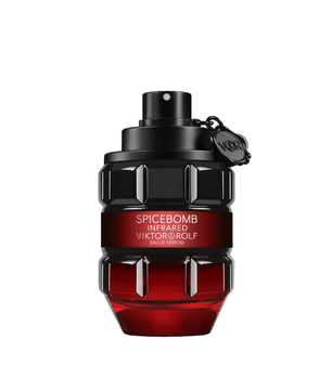 Spicebomb Infrared perfume bottle by Viktor & Rolf on a white background