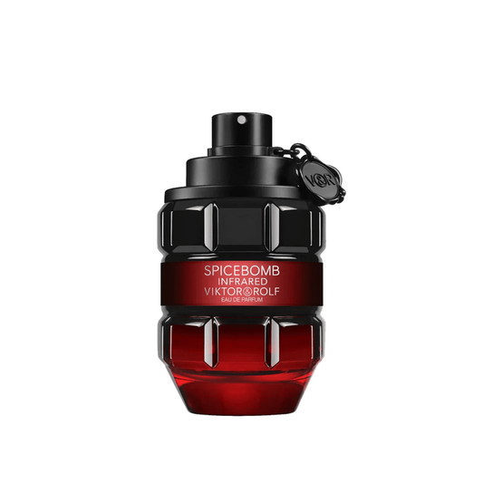 Spicebomb Infrared perfume bottle by Viktor & Rolf on a white background