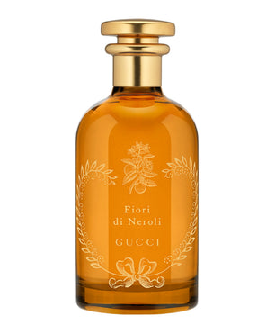 Gucci Fiori di Neroli perfume bottle on a white background