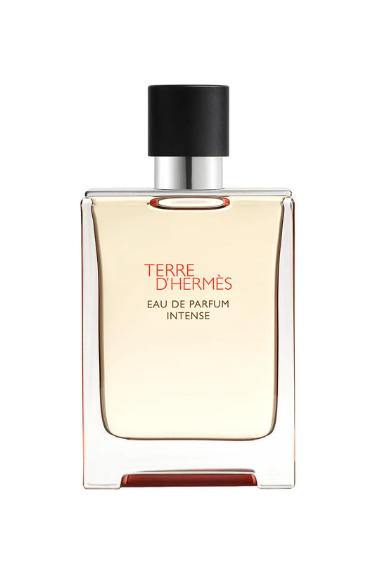 Hermes Terre d'Hermes Eau de Parfum Intense bottle on a white background