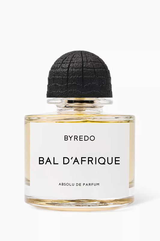 Byredo Bal D'Afrique perfume bottle on a white background