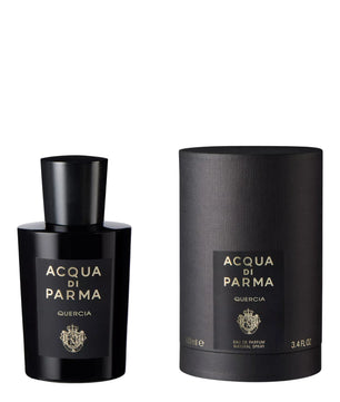 Acqua di Parma perfume bottle and packaging on a light gray background