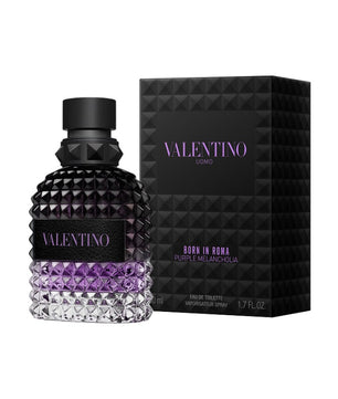 Valentino perfume bottle and packaging on a white background