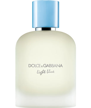 Dolce & Gabbana Light Blue perfume bottle on a white background