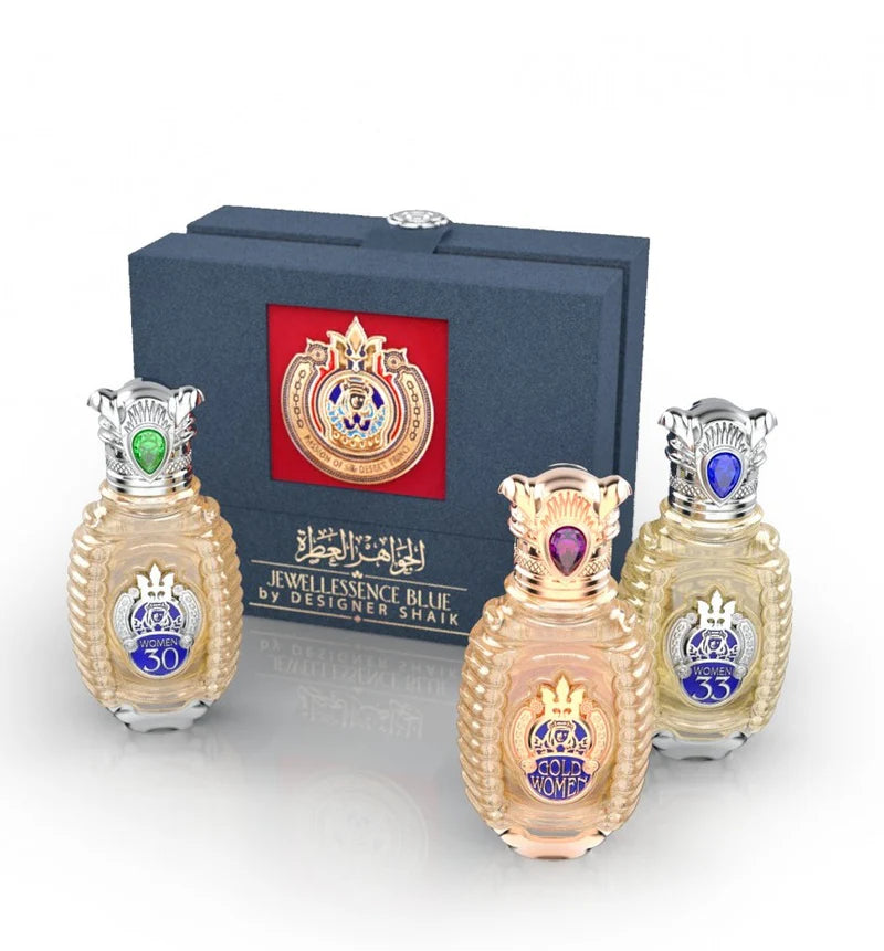 Shaik Jewellessence Blue For Women Perfume Set
