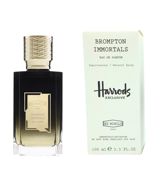 Brompton Immortals Eau de Parfum bottle and packaging on a white background