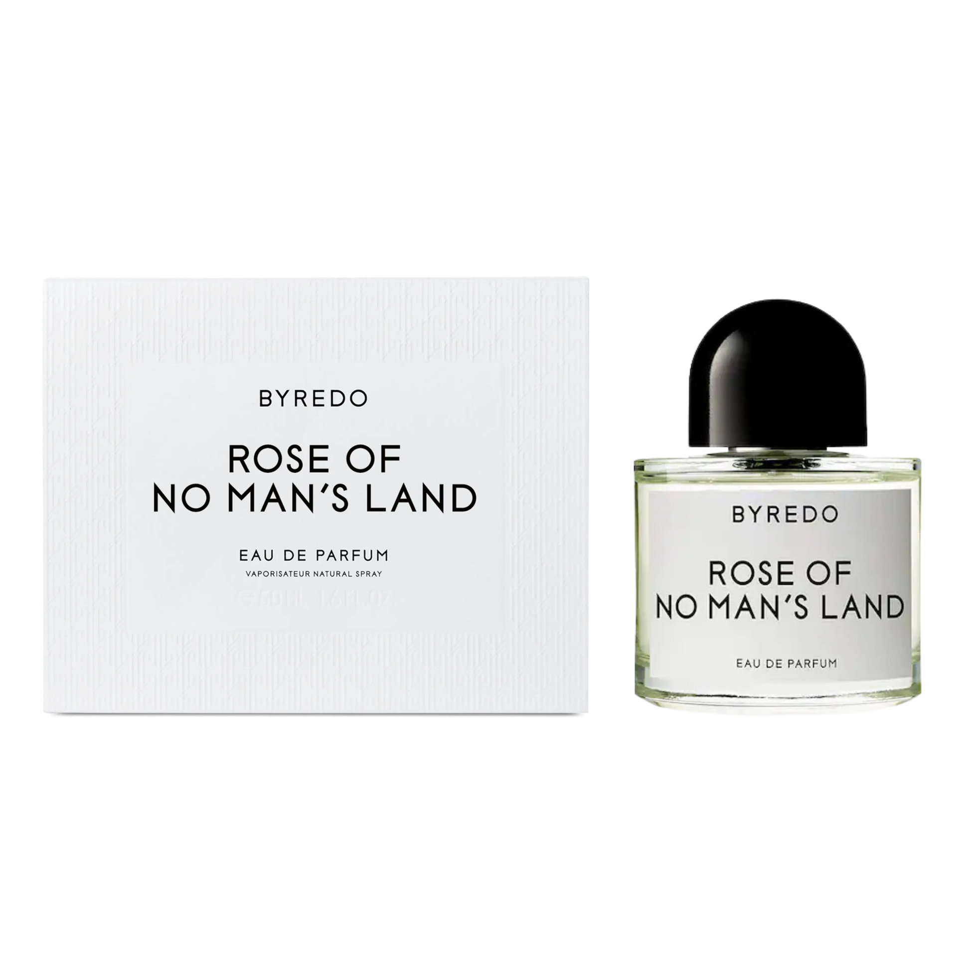 Byredo Rose of No Man's Land Eau de Parfum bottle and packaging on a white background