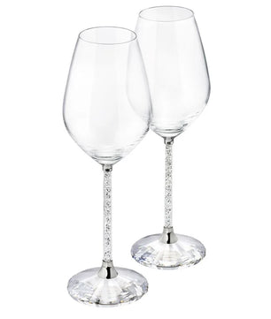 SWAROVSKI Crystalline Wine Glasses - Set 2