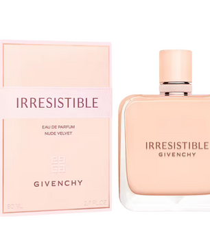 Givenchy Irresistible perfume bottle and packaging on a white background