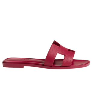 Hermes Oran Sandal Rose Magenta
