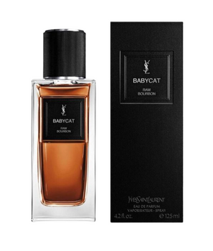 YSL Babycat perfume bottle and packaging on a white background
