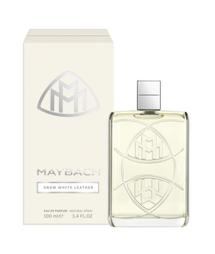 Maybach perfume bottle and packaging on a white background