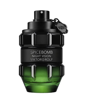 Viktor & Rolf Spicebomb Night Vision perfume bottle on a white background