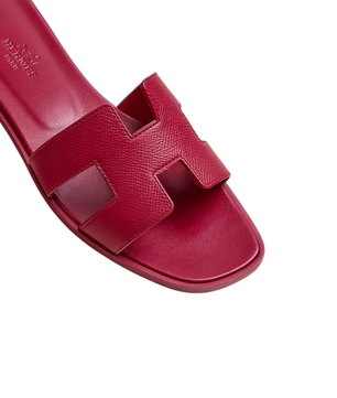 Hermes Oran Sandal Rose Magenta