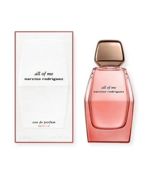 Narciso Rodriguez 'All of Me' perfume bottle and packaging on a white background
