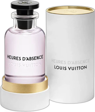 Louis Vuitton perfume bottle and packaging on a white background