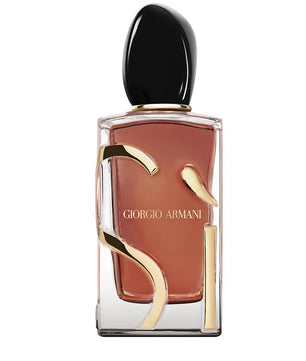 Giorgio Armani perfume bottle on a white background