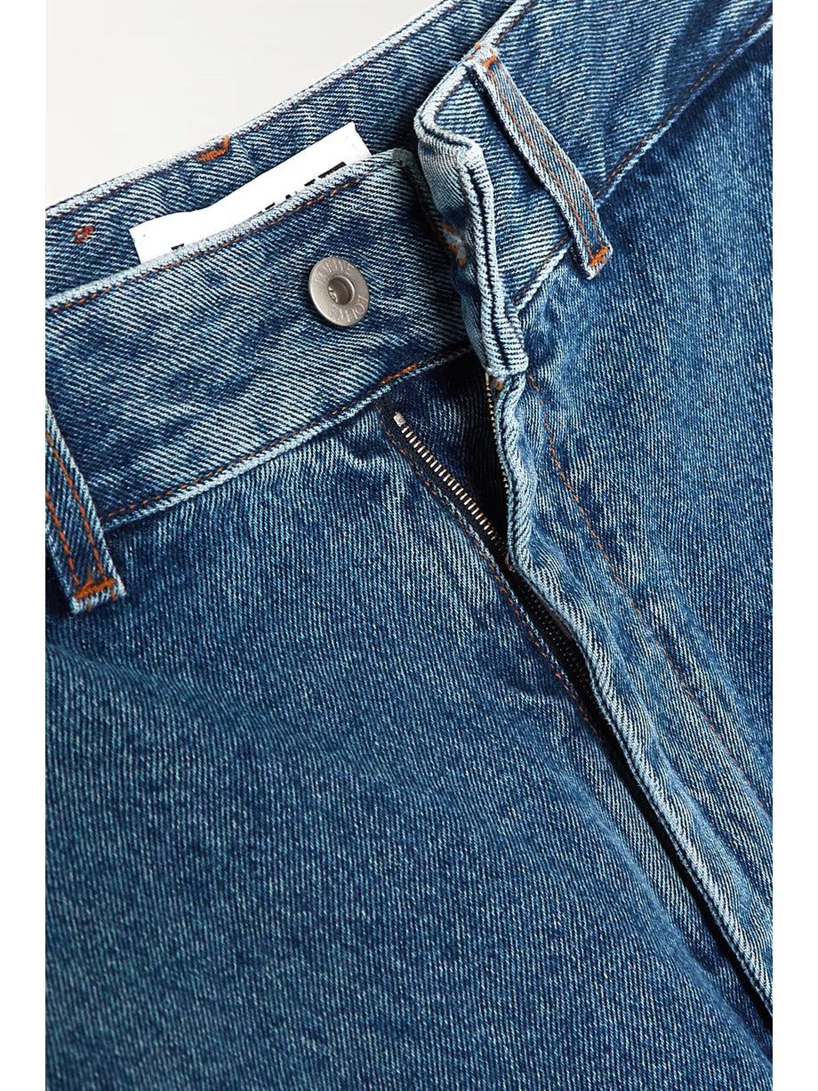 LOEWE Anagram Baggy High-Rise Wide Leg Jeans