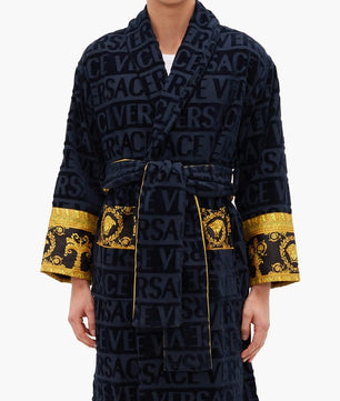 Versace Home Luxury Bathrobes "Black" - ROOYAS