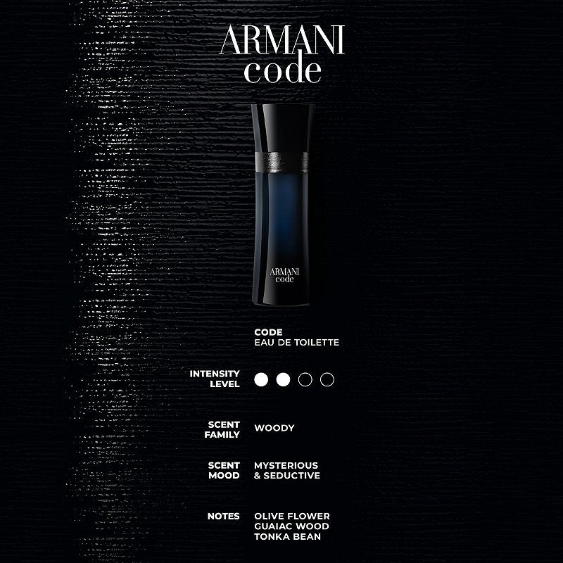 Giorgio Armani Code For Men Eau De Toilette 125ML