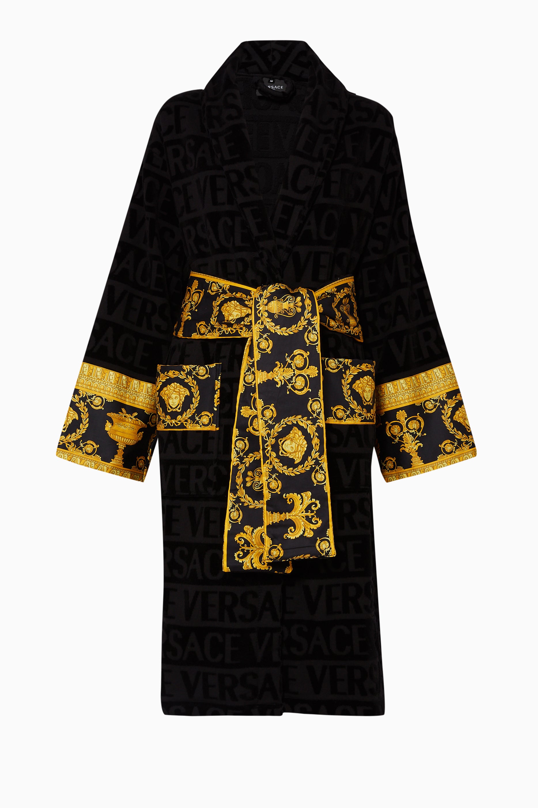 Versace Home Luxury Bathrobes "Black" - ROOYAS