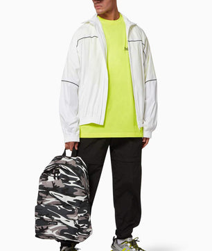 Balenciaga Political Campaign Large Fit T-Shirt in Vintage Jersey in Fluorescent Yellow