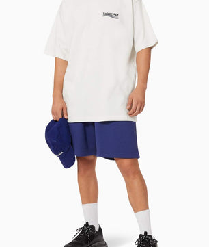 قميص Balenciaga للحملة السياسية في Vintage Jersey باللون الأبيض