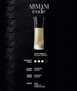 Giorgio Armani Code Absolu For Men Parfum 110ML