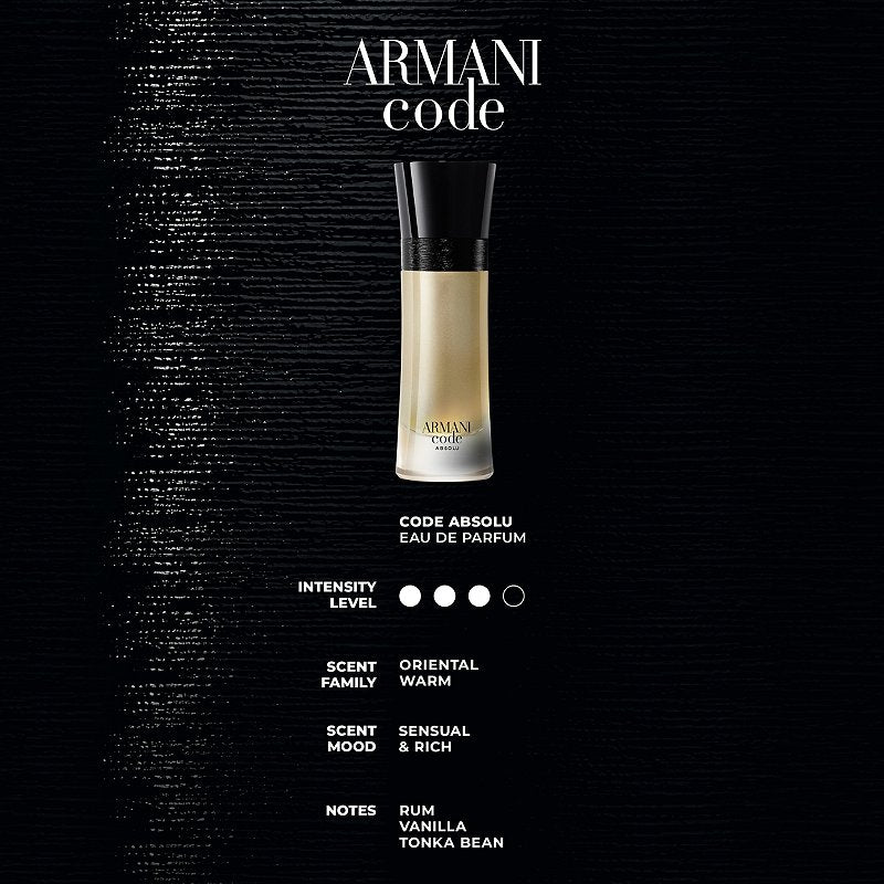 Giorgio Armani Code Absolu For Men Parfum 110ML