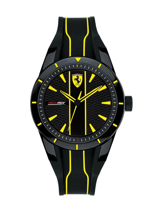 Ferrari Men's Silicone Strap Analog Watch