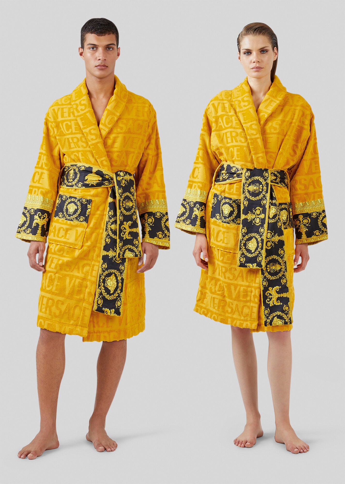 Versace Home Luxury Bathrobes "Yellow" - ROOYAS