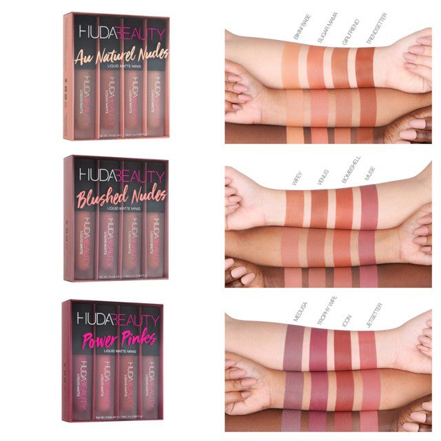 Huda Beauty Liquid Matte Minis - Power Pinks - ROOYAS