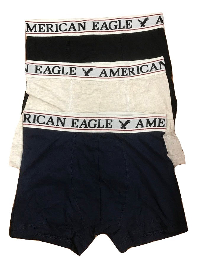 سراويل American Eagle الرجالية (حزمة من 3) سراويل داخلية ، بوكسر ، شورت