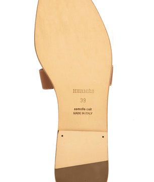Hermes Oran Sandal Tan - ROOYAS