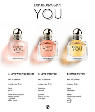 Emporio Armani Because It's you Perfume Tester 100ML - ROOYAS