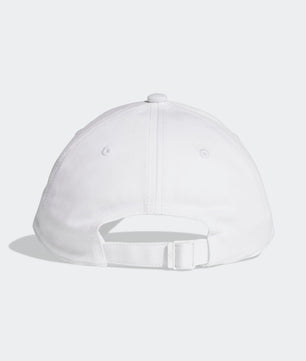 Six-Panel Classic 3-Stripes Cap in White - ROOYAS