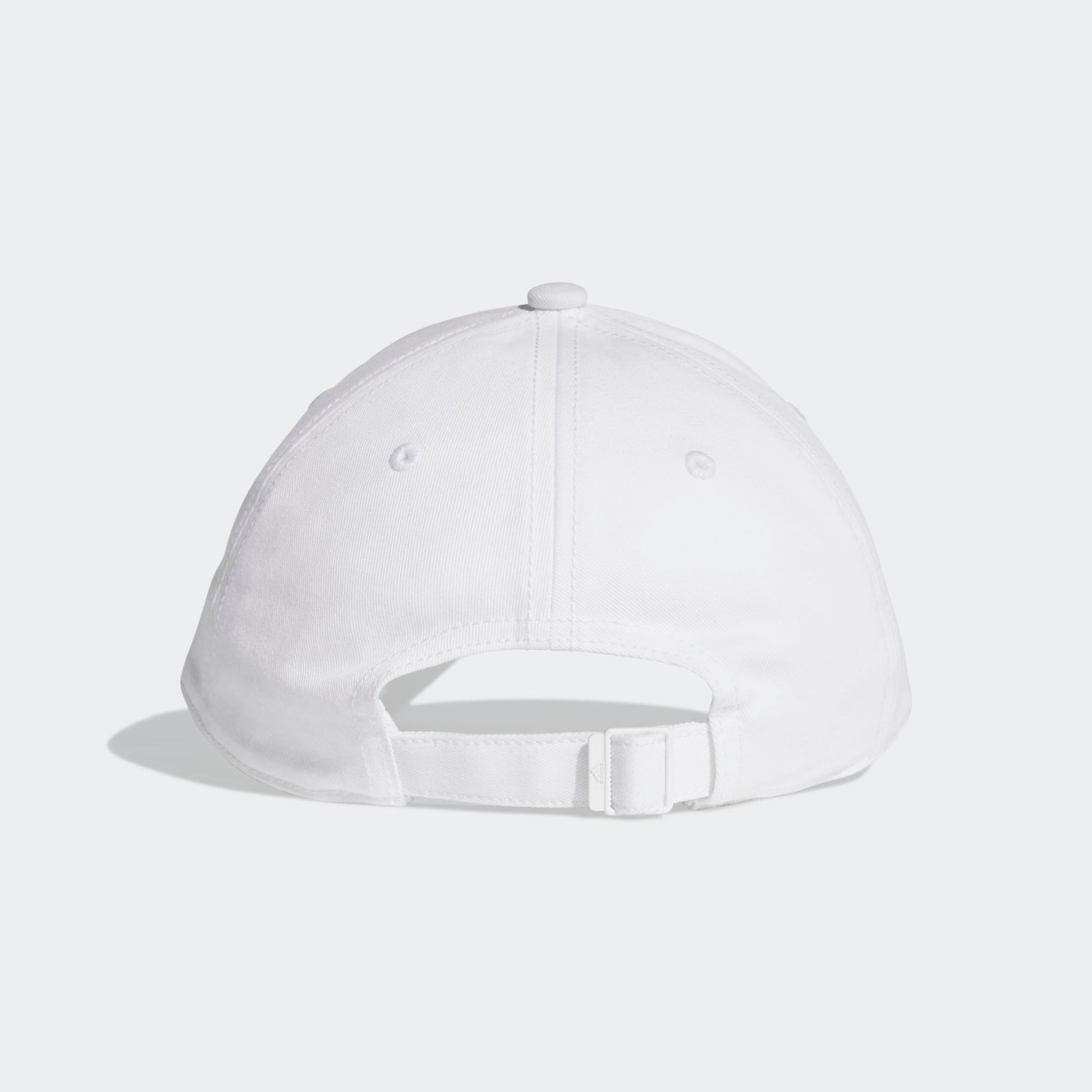 Six-Panel Classic 3-Stripes Cap in White - ROOYAS