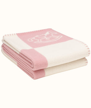 بطانية هيرمس صوف كشمير Adada Avalon Rose Lilas