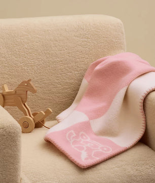 بطانية هيرمس صوف كشمير Adada Avalon Rose Lilas