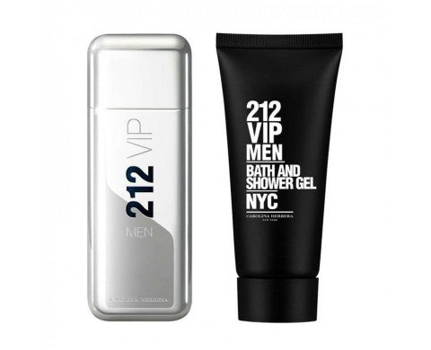 Carolina Herrera 212 Vip Men Eau De Toilette 100ml Travel Set