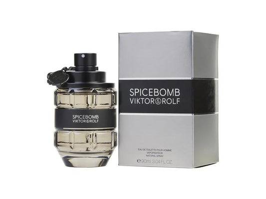 Viktor & Rolf Spicebomb For Men Eau De Toilette 90ML product image showing the bottle and packaging.
