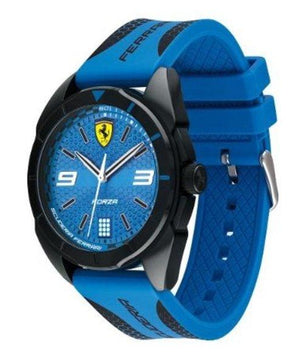 Ferrari Men's Forza Water Resistant Silicone Analog Watch