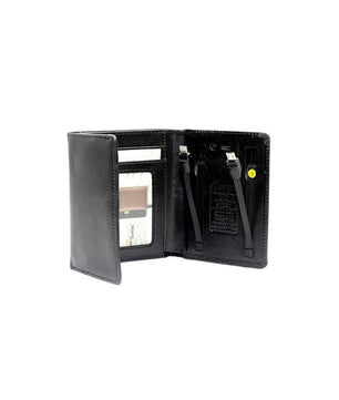 Wallet Style Portable Power Bank 4000mAh Black - ROOYAS