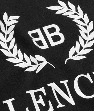 Balenciaga Oversized Logo T-shirt in Black