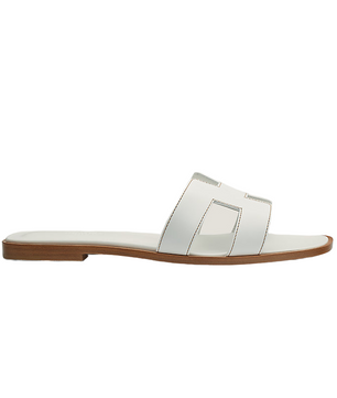 Hermes Oran Sandal Blanc