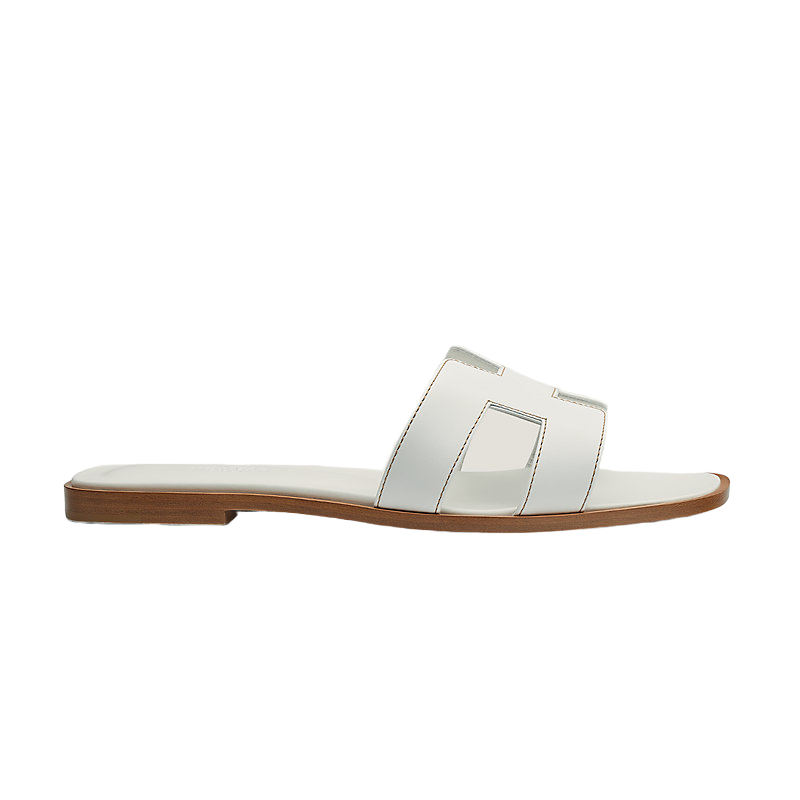 Hermes Oran Sandal Blanc